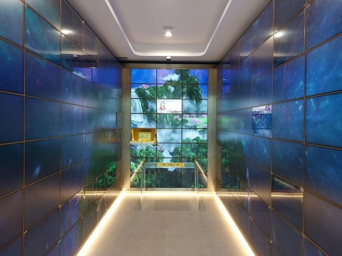 Một nghĩa trang kỹ thuật số tại Bắc Kinh, Trung Quốc. Ảnh: Bloomberg &nbsp;