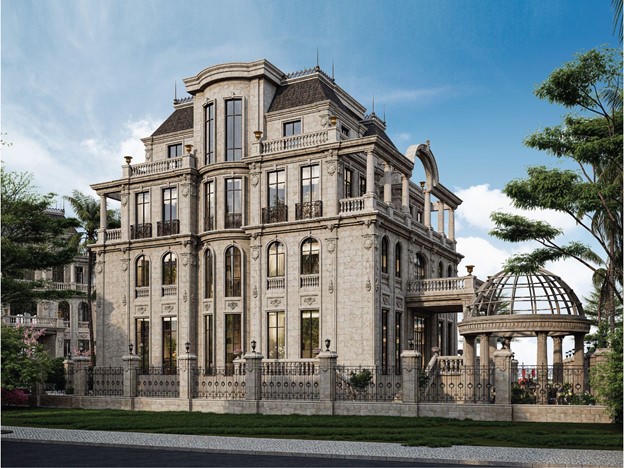 Nằm ngay mặt đường đại lộ Tây Thăng Long, dự án Noble Palace Garden với quy mô gần 630 căn dinh thự và biệt thự vườn cao cấp mang phong cách “Đà Lạt giữa lòng Hà Nội” đang được tích cực triển khai, dự kiến bàn giao từ quý 4/2025. &nbsp;