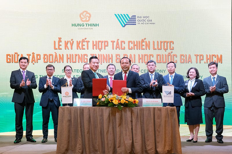 Tập đoàn Hưng Thịnh và Đại học quốc gia TP Hồ Chí Minh ký kết hợp tác chiến lược 