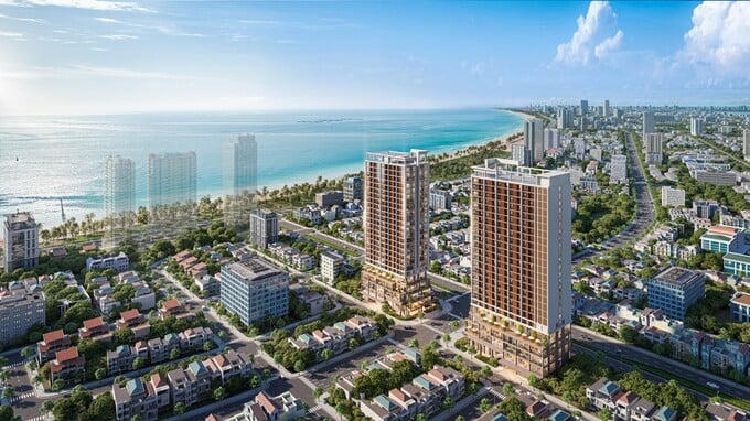 Phối cảnh minh họa dự án Sun Costa Residence cận biển Mỹ Khê - Ảnh phối cảnh minh họa Sun Property
