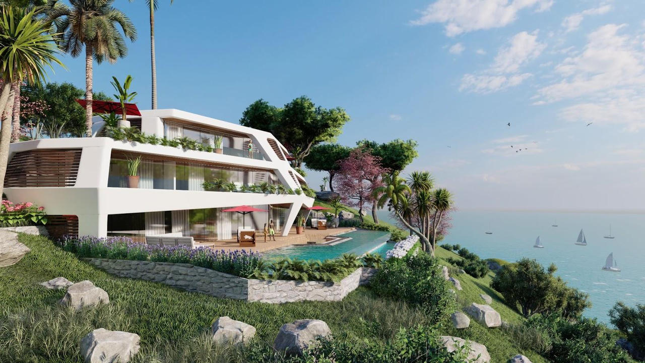 Sunshine Marina Mũi Né - Tổ hợp quần thể biệt thự nghỉ dưỡng cao cấp cùng hệ thống tiện ích 6 sao đẳng cấp tại Phan Thiết - một trong các đại dự án sẽ mang lại nguồn doanh thu lớn cho SCG trong lĩnh vực Tổng thầu xây dựng. &nbsp;