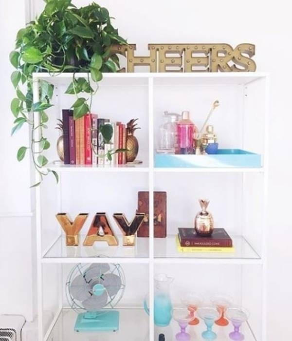 Kệ để đồ giúp không gian nhà bếp thêm gọn gàng,ngăn nắp. Nhà đẹp,trang trí nhà,kệ để đồ trong nhà