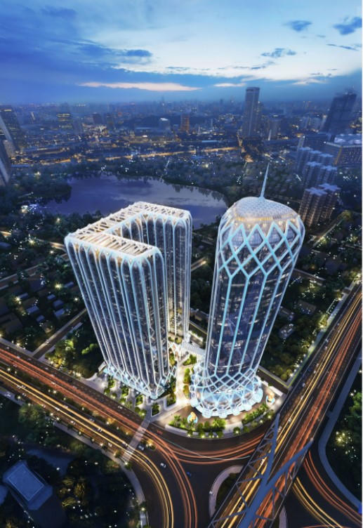 Tòa tháp đôi lộng lẫy nguy nga tại toạ độ kim cương Lê Hồng Phong – Nguyễn Bỉnh Khiêm được chuyên trang quốc tế Business Traveller đề cập như một “hiện tượng” mới của Châu Á.