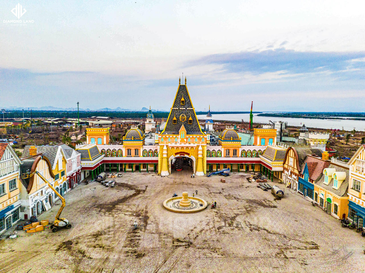 Những hình ảnh đầu tiên công viên giải trí không lồ trên Đảo tỷ phú ở Hải Phòng