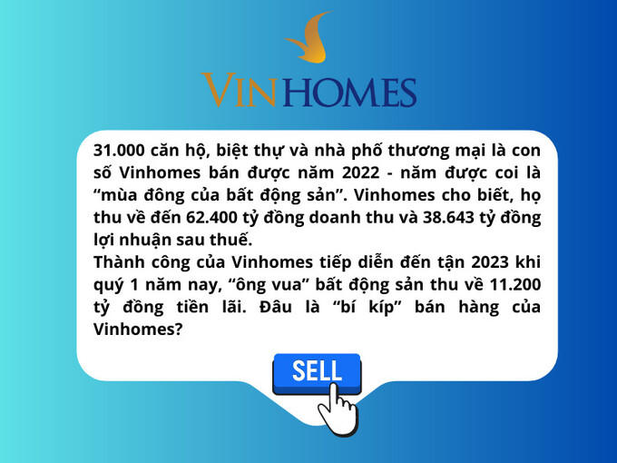 Kinh nghiệm bán bất động sản “bậc thầy” của Vinhomes