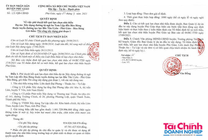 Đại Phong bắt tay với Thuận An tại gói thầu nghìn tỷ tại Bình Dương như thế nào?