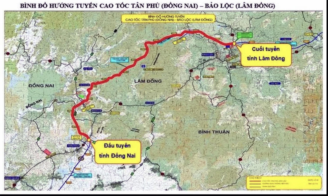 Cao tốc Tân Phú – Bảo Lộc có ý nghĩa quan trọng, đặc biệt là cầu nối để các nhà đầu tư bất động sản tìm về Bảo Lộc. &nbsp;