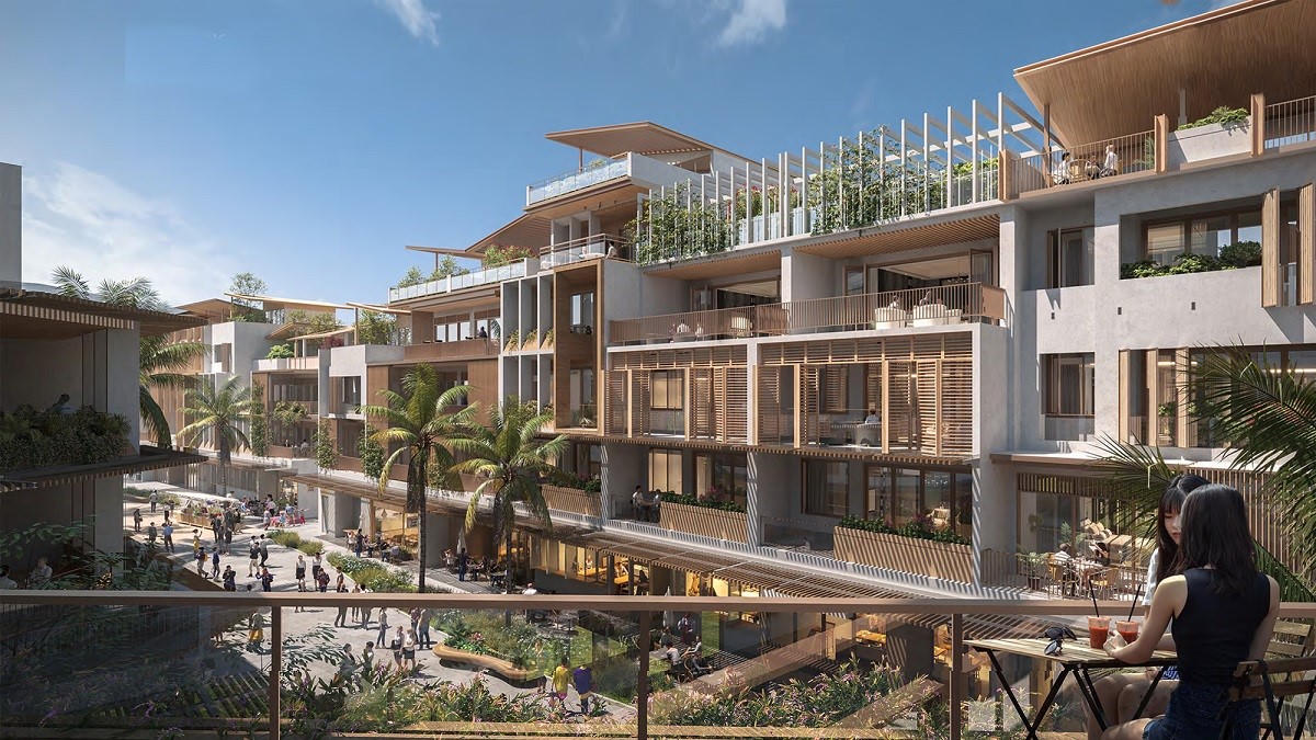 BĐS thương mại tại đây sở hữu nhiều lợi thế về tiềm năng kinh doanh sinh lời. Ảnh phối cảnh minh họa &nbsp;