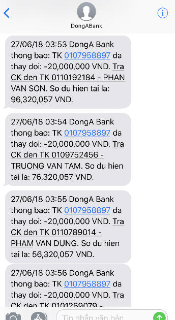 Thêm chủ thẻ DongA Bank bị mất 116 triệu đồng trong tài khoản