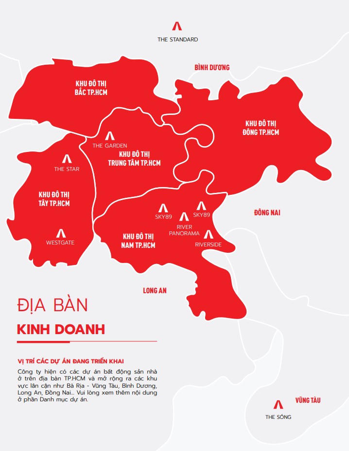 Quỹ đất hiện có của An Gia. Nguồn: An Gia &nbsp;
