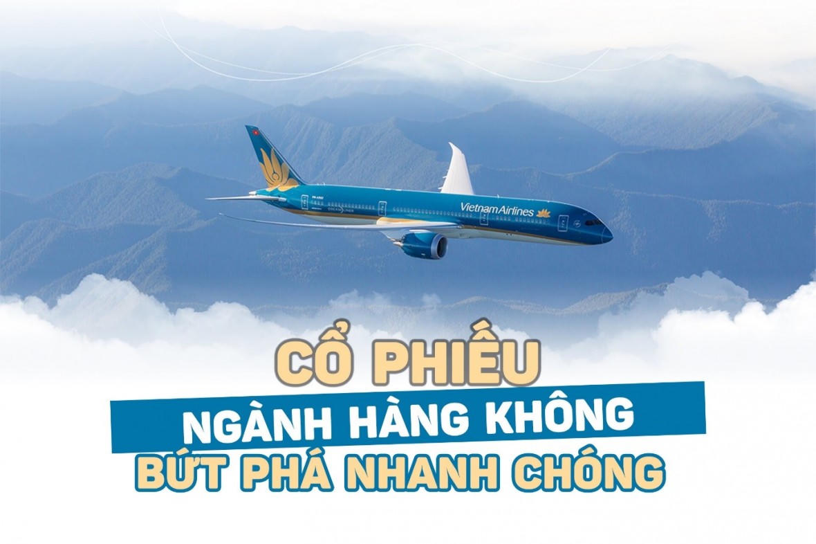 Cổ phiếu ngành hàng không bứt phá nhanh chóng