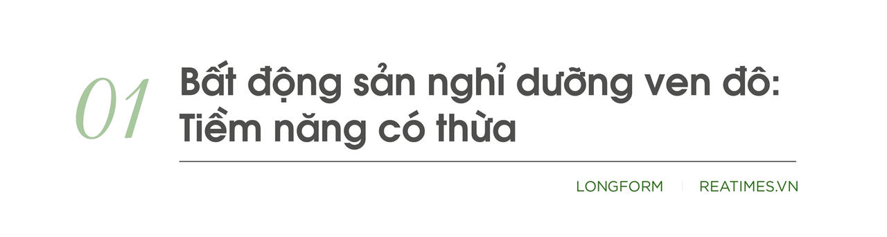 Bất động sản nghỉ dưỡng ven đô: “Mỏ vàng” chưa được khai phá