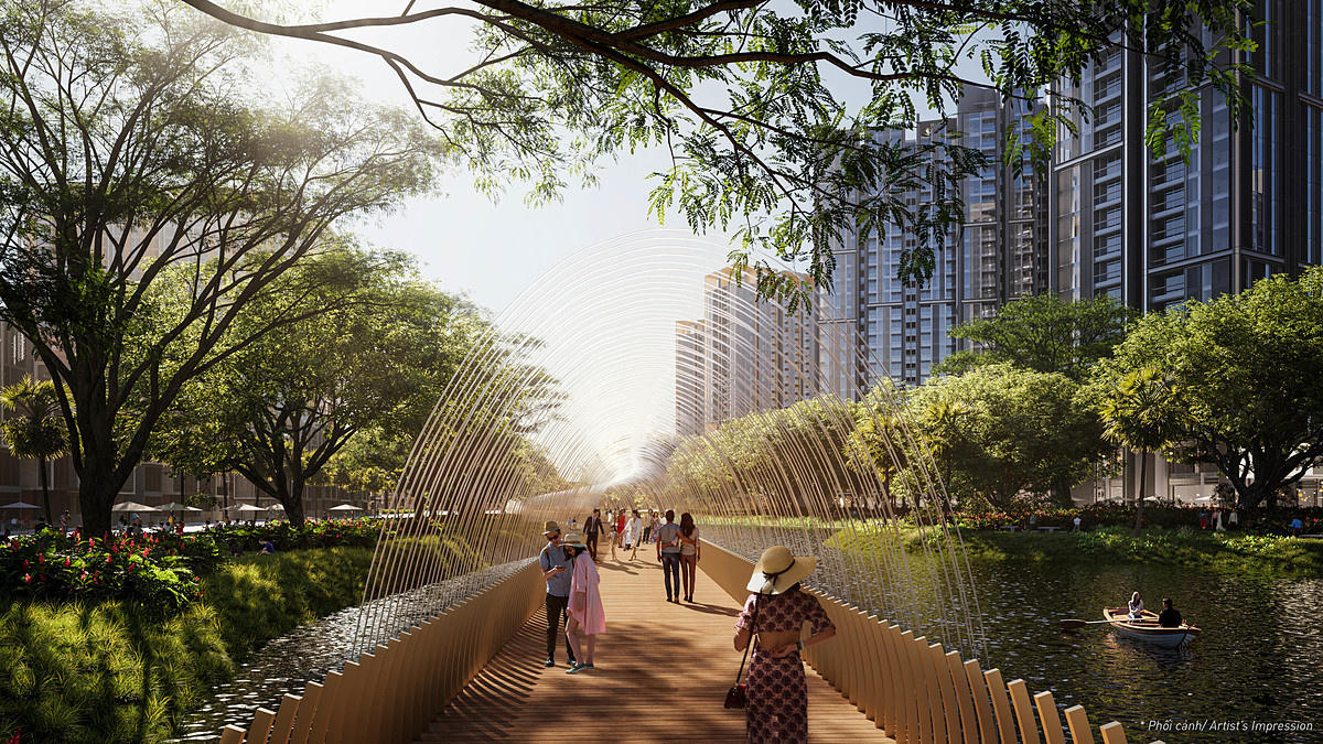 Đài phun nước cầu vồng. &nbsp; &nbsp;