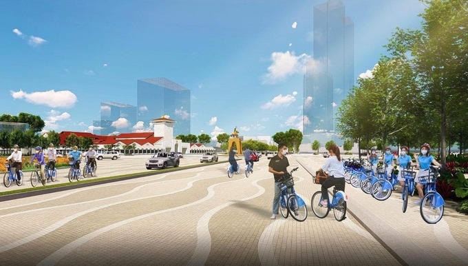 Quảng trường khu vực chợ Bến Thành sẽ là không gian rộng lớn cho các hoạt động văn hóa - giải trí