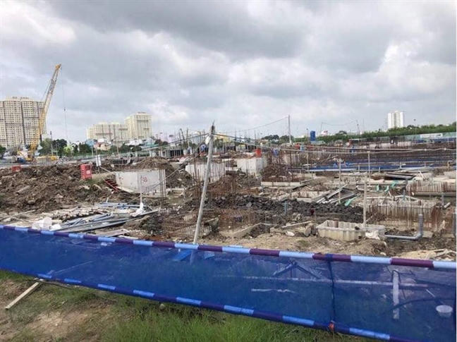 Dinh chi xay dung du an Green Star Sky Garden cua Cong ty Hung Loc Phat