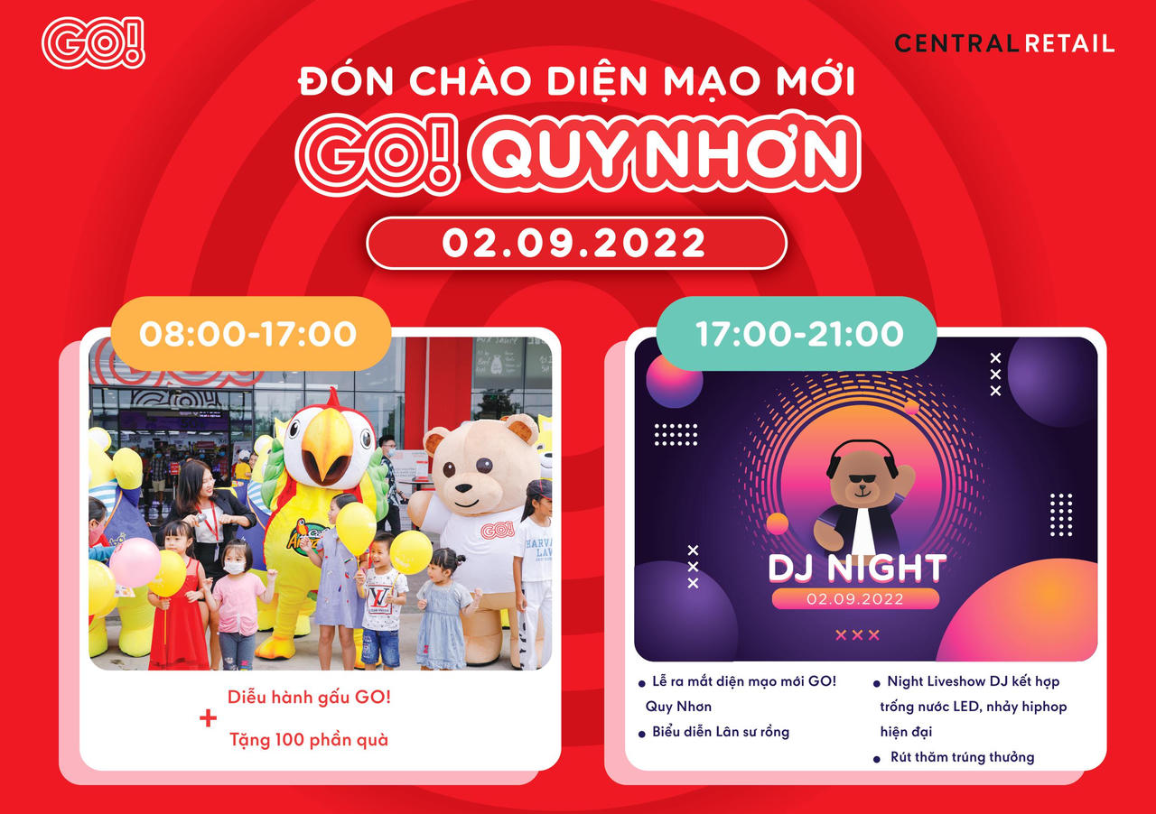 Từ Big C đến GO! Quy Nhơn – Sự chuyển mình mạnh mẽ nâng tầm chất lượng mua sắm cho khách hàng