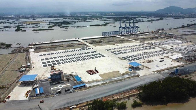 Cảng biển Phước An sẽ bắt đầu hoạt động trong tháng 9/2024 (nguồn ảnh: Báo Lao Động) &nbsp;