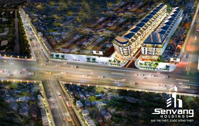 Phối cảnh dự án Sen Vàng Town. &nbsp;