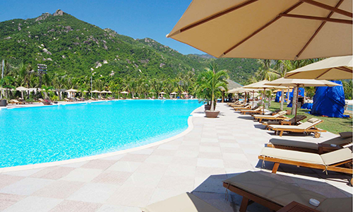 Diamond Bay là một trong những dự án lớn nhất của Tập đoàn Hoàn Cầu và từng là nơi tổ chức cuộc thi Hoa hậu Hoàn Vũ thế giới năm 2008. Ảnh: Tập đoàn Hoàn Cầu