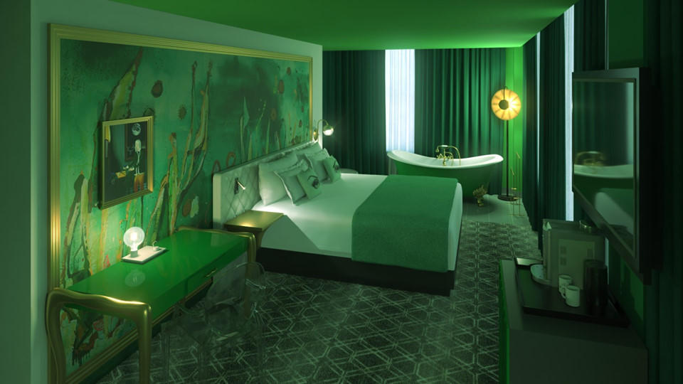 Độc đáo khách sạn 4 màu, chọn phòng theo cảm xúc