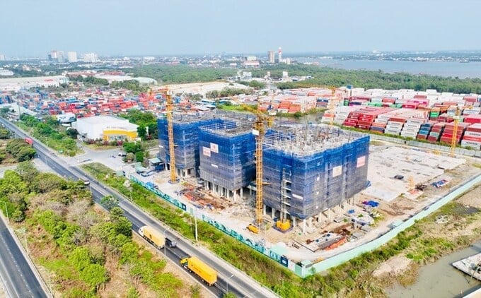 Một dự án nhà ở xã hội tại Bình Định đang trong quá trình triển khai. &nbsp;