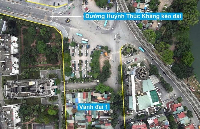 Điểm đầu của tuyến đường Vành đai 1