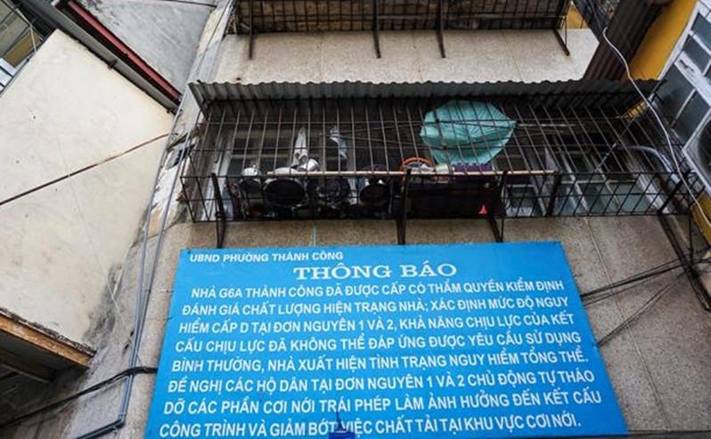 Hà Nội: Chung cư chờ...sập