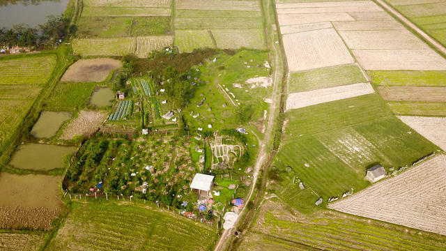 Toàn cảnh khu đất 100 ha dự kiến làm trường đua ngựa tại Hà Nội