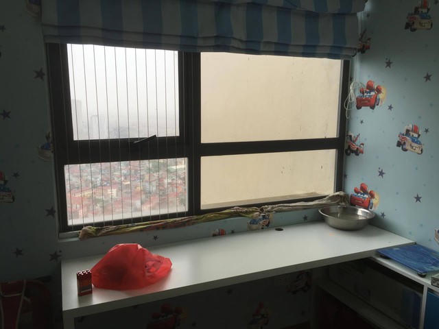 Mưa bão quần thảo, căn hộ chung cư lênh láng nước 