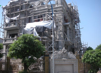 Bất chấp lệnh cấm và thanh tra, dự án Đại Thanh tiếp tục xây nhà trái phép