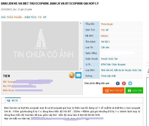 Tuần Châu Ecopark: Dự án “đắp chiếu” gần 10 năm nhưng vẫn rao bán