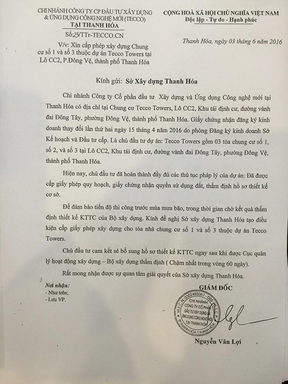 Cấp phép xây dựng tòa tháp Tecco Towers: "Con voi chui lọt lỗ kim"