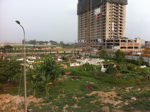 Cận cảnh hạ tầng dự án Thăng Long Victory ôm trọn nghĩa địa