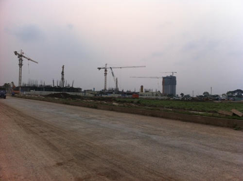 Soi hạ tầng dự án Chung cư Gamek Tower, The Golden An Khánh