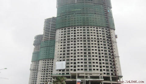 Dự án Văn Phú Victoria quận Hà Đông đã xong phần xây thô