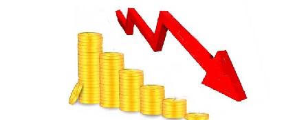 Giá vàng bất ngờ sụt giảm