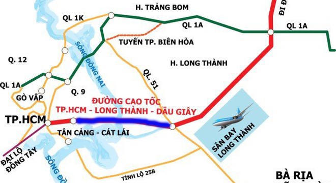 Sắp thông toàn tuyến cao tốc Long Thành