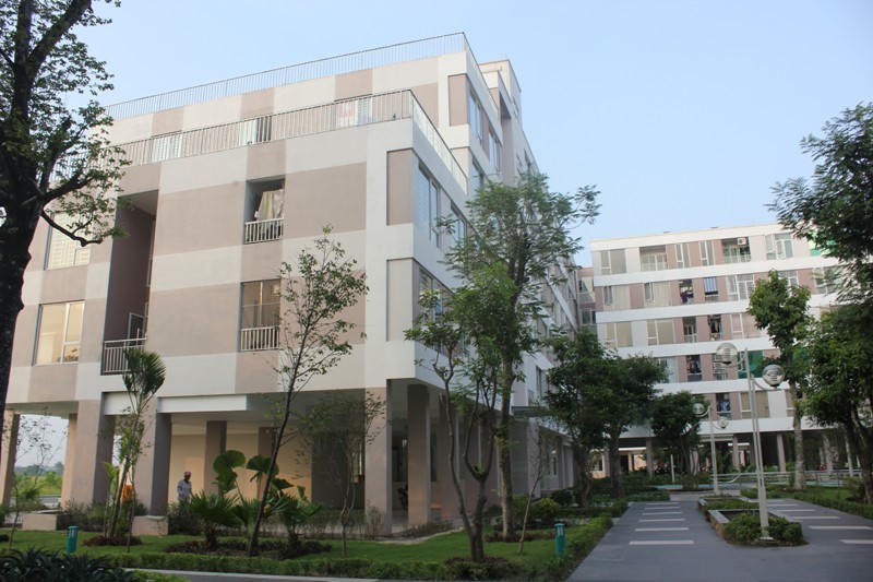 nhà thu nhập thấp, khu đô thị Đặng Xá, Gia Lâm, khu đô thị kiểu mẫu, nước bẩn, công trình xuống cấp nhà thu nhập thấp, khu đô thị Đặng Xá, Gia Lâm, khu đô thị kiểu mẫu, nước bẩn, công trình xuống cấp