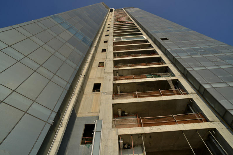 Saigon One Tower, bỏ hoang, cao ốc, hết tiền Saigon One Tower, bỏ hoang, cao ốc, hết tiền