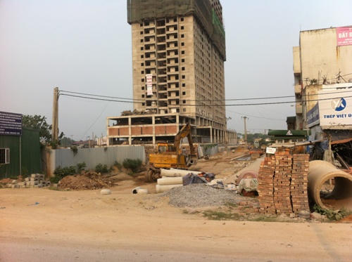 Cận cảnh hạ tầng dự án Thăng Long Victory ôm trọn nghĩa địa