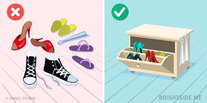 10 mẹo bố trí nội thất giúp nhà chật trở nên rộng rãi và thoáng mát