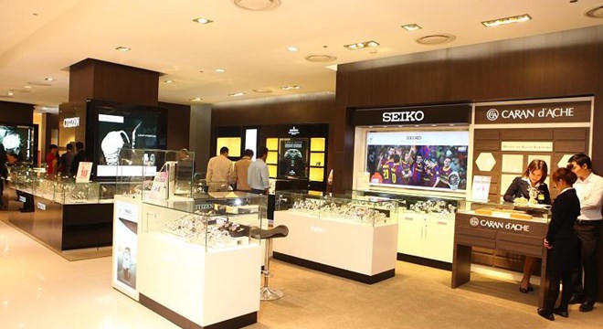 Một góc trung tâm mua sắm Parkson Landmark 72.