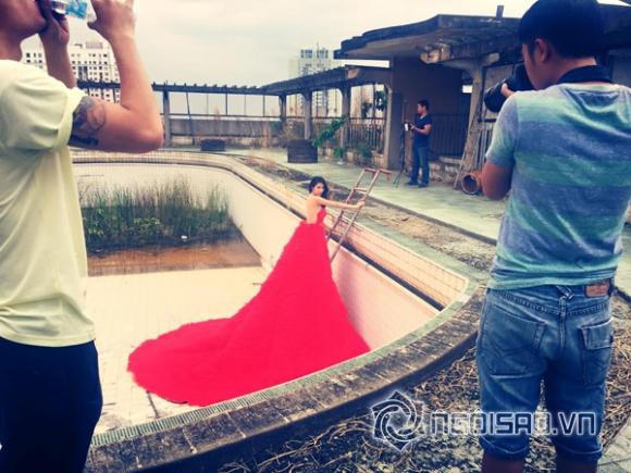 Rò rỉ hậu trường chụp ảnh cưới của Thủy Tiên - Công Vinh