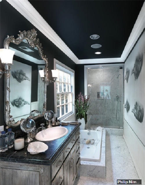 Lý do nên sơn trần nhà đen