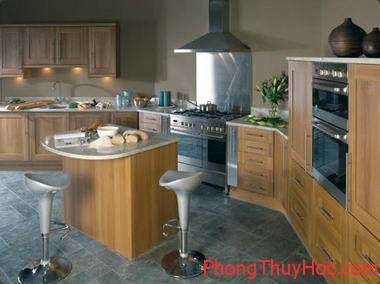 Nhà bếp, tủ bếp và những điều cấm kỵ trong phong thủy