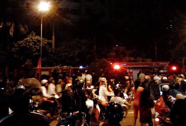 Hà Nội: Đang cháy lớn tại khu đô thị Xa La