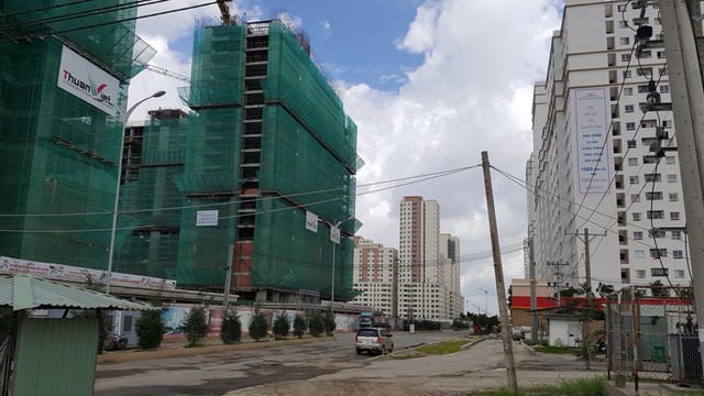 
Một góc khu tái định cư - dân cư An Phú - An Khánh. Đây được xem là khu tái định cư lớn nhất của Tp.HCM.
