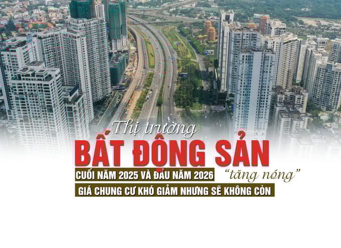 Thị trường bất động sản cuối năm 2025 và đầu năm 2026: Giá chung cư khó giảm nhưng sẽ không còn “tăng nóng”