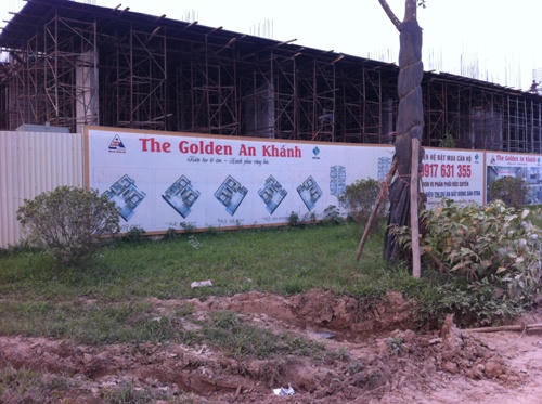 Soi hạ tầng dự án Chung cư Gamek Tower, The Golden An Khánh