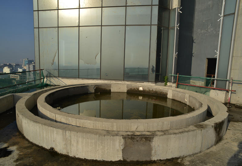 Saigon One Tower, bỏ hoang, cao ốc, hết tiền Saigon One Tower, bỏ hoang, cao ốc, hết tiền